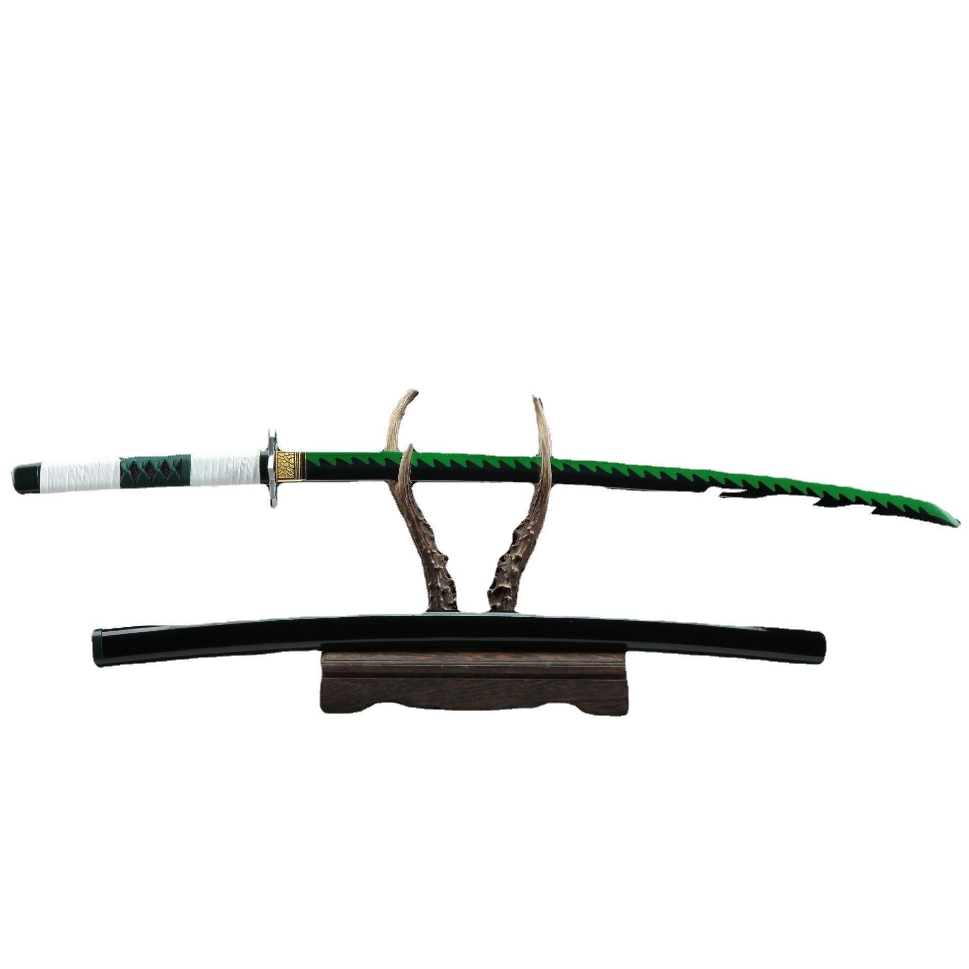 demon slayer swords,manga katana,Shinazugawa Sanemi Sword,1045 carbon steel - Steel myth