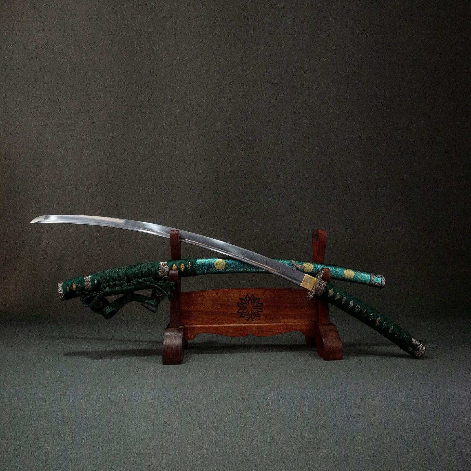 Green Goblin's Tachi, real handmade Japanese sword, Iaido, long sword, T10 steel