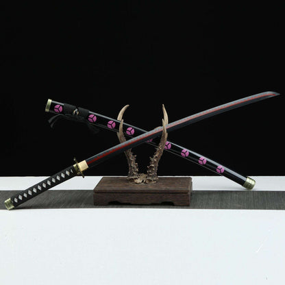 One Piece Sword ,zoro swords,manga katana,Kokutō Shusui,1045 Carbon Steel