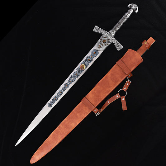 Elden French Ring Game Surrounding Michaela Knight Sword COS Metal Prop Game Sword Surrounding Unopened Blade - Steel myth