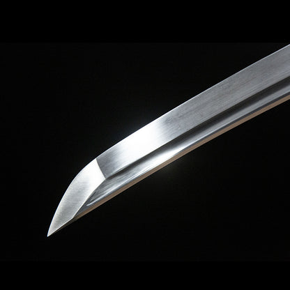 Genji Wakizashi, 1095 steel, Japanese short knife, pure handmade Japanese sword - Steel myth