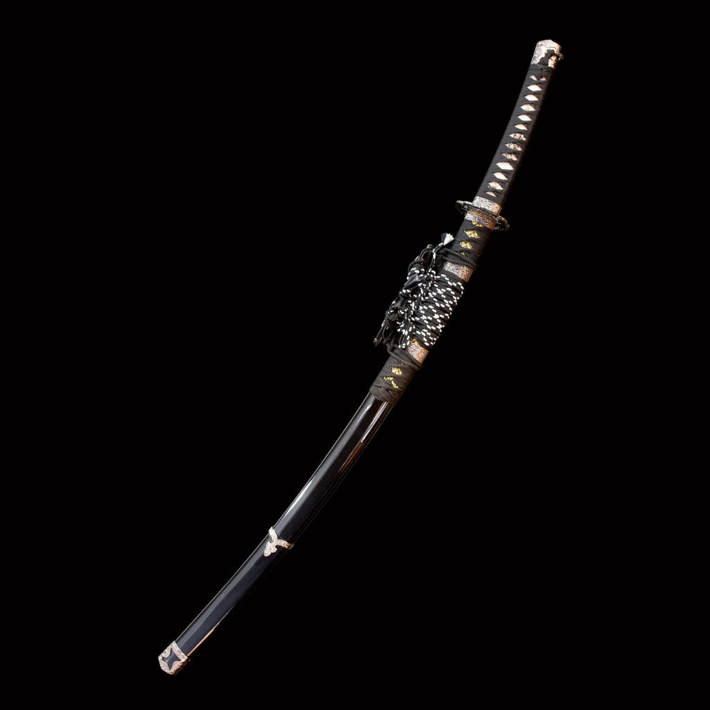 Tachi, Japanese sword, high manganese steel, real handmade samurai sword - Steel myth