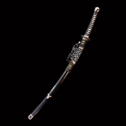 Tachi, Japanese sword, high manganese steel, real handmade samurai sword - Steel myth