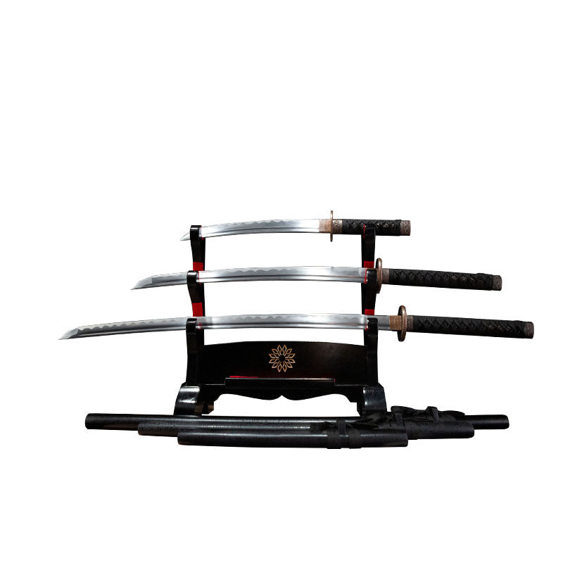 Wakizashi, 1045 steel, one-piece blade, handmade Japanese sword - Steel myth