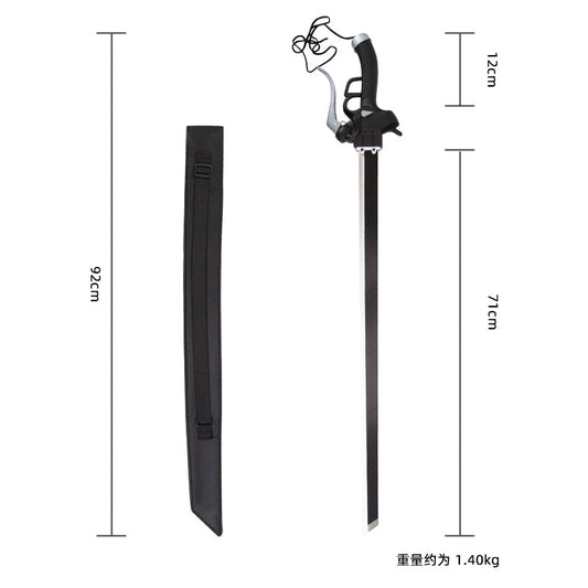 Attack on Titan Sword, manga katana,anime sword , Mikasa·Ackerman,Metal material - Steel myth