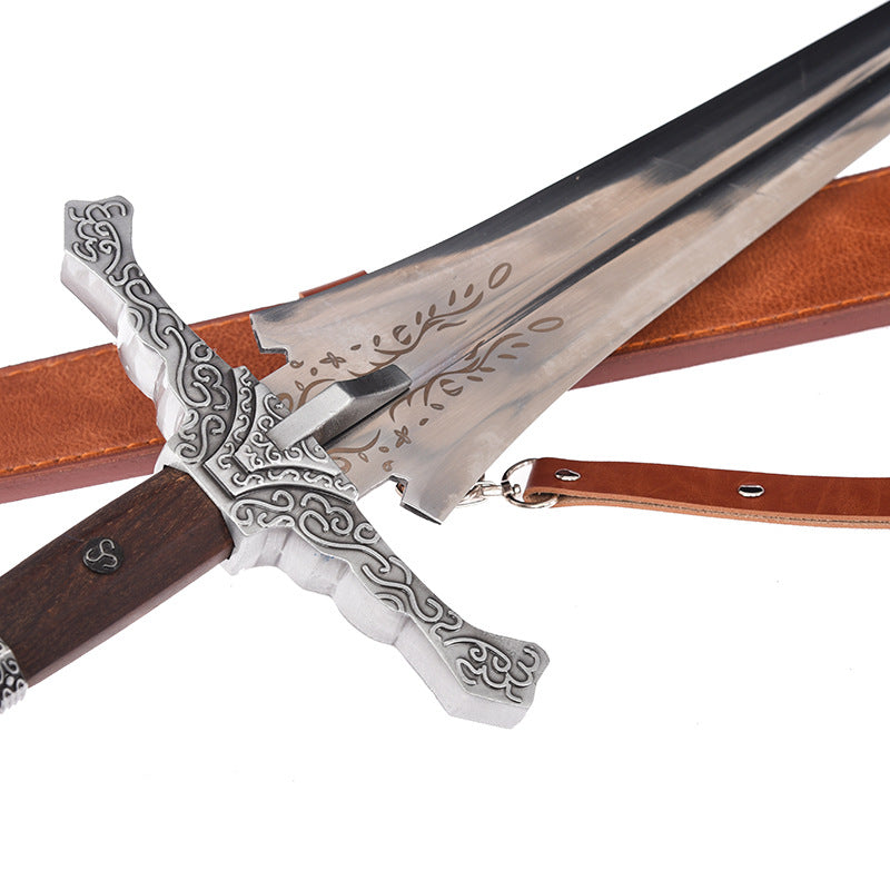 Elden Ring, manga katana,Knight's Greatsword,Full metal material - Steel myth