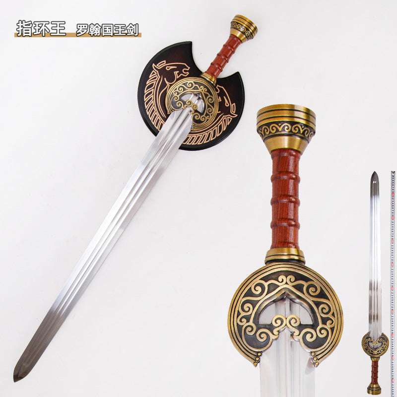 The Lord Of The Rings, manga katana,anime sword , King Rohan's sword Herugrim,Full Metal,