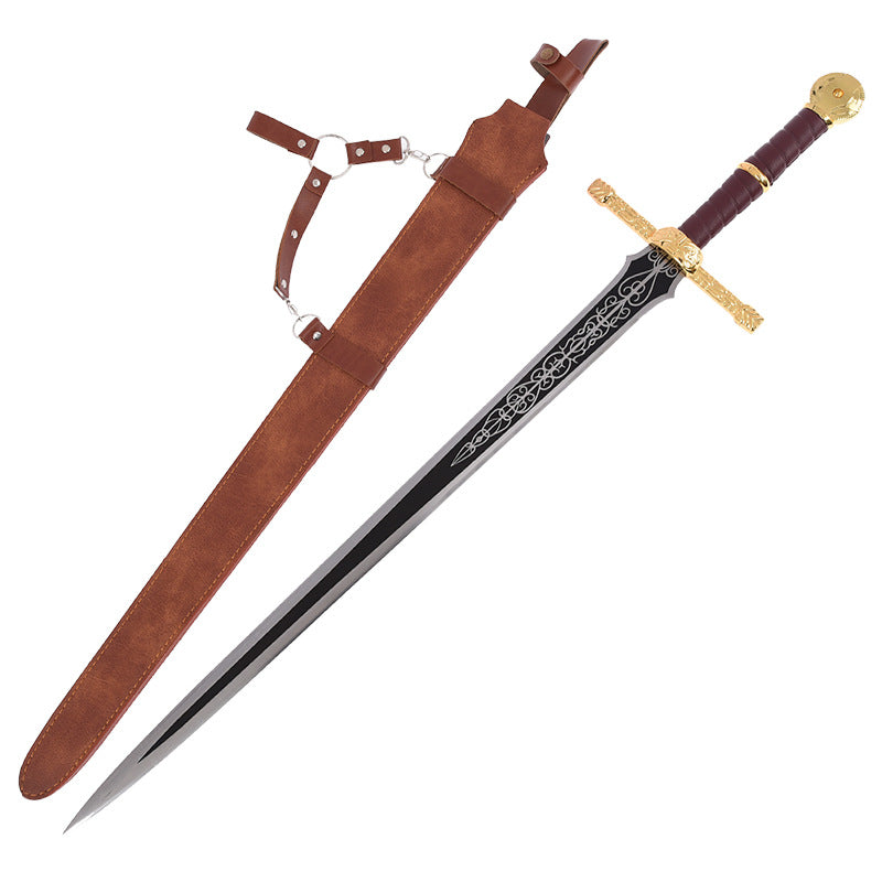 Elden Ring, manga katana,Lordsworn's Straight Sword,Full Metal - Steel myth