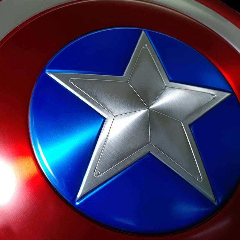 US team shield Zhenjin Shield 1 to 1 aluminum alloy handheld model US captain metal shield