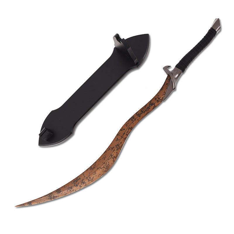 Elden Ring, manga katana,Bloodhound's Fang,Full Metal - Steel myth