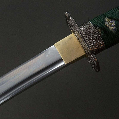 Green Goblin's Tachi, real handmade Japanese sword, Iaido, long sword, T10 steel