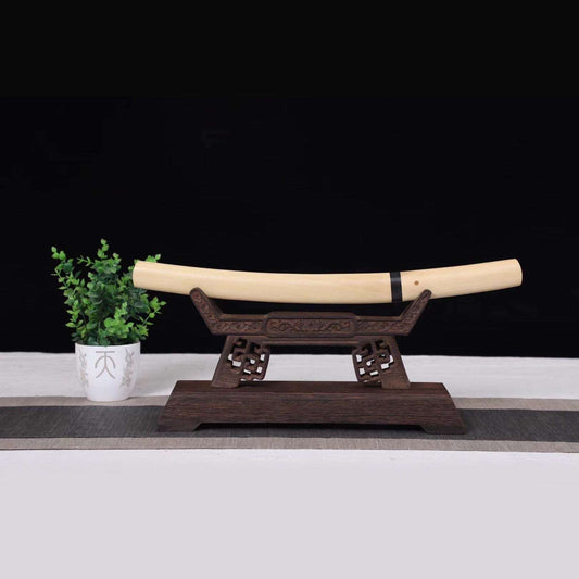 Dumu Wakizashi, T10 steel, earth-covered and burnt blade, pure handmade Japanese sword