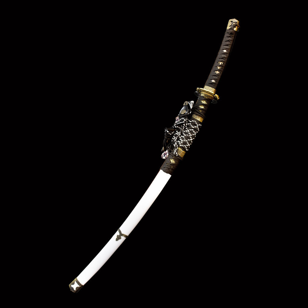 Tachi, Japanese sword, high manganese steel, real handmade samurai sword - Steel myth
