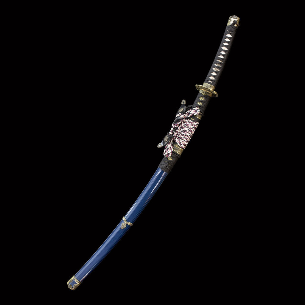 Tachi, Japanese sword, high manganese steel, real handmade samurai sword - Steel myth