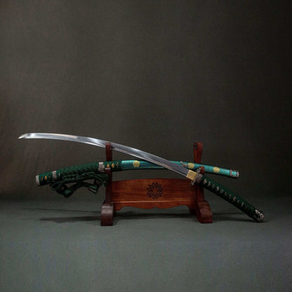 Green Goblin's Tachi, real handmade Japanese sword, Iaido, long sword, T10 steel
