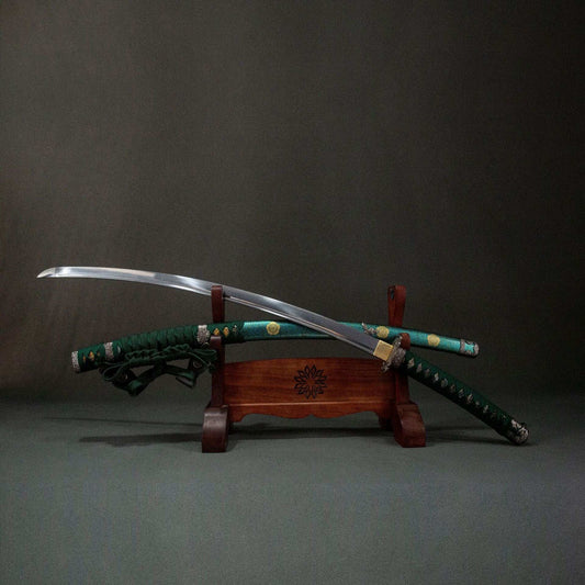 Green Goblin's Tachi, real handmade Japanese sword, Iaido, long sword, T10 steel