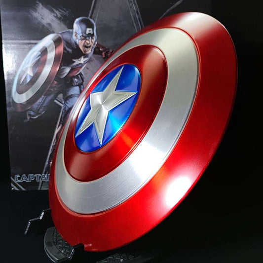US team shield Zhenjin Shield 1 to 1 aluminum alloy handheld model US captain metal shield