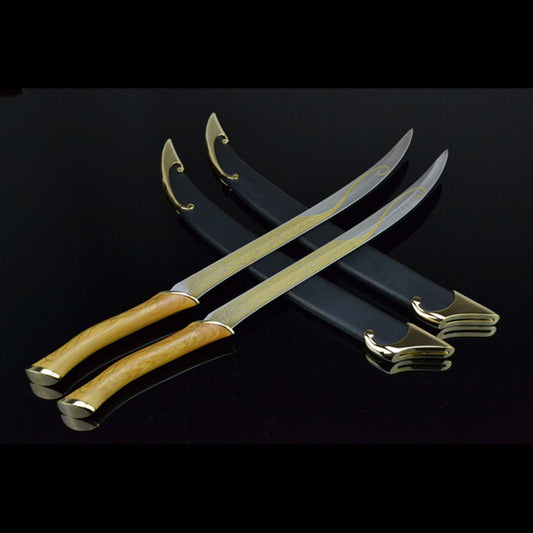 The Lord Of The Rings, manga katana,anime sword ,Legolas sword,Full Metal, - Steel myth