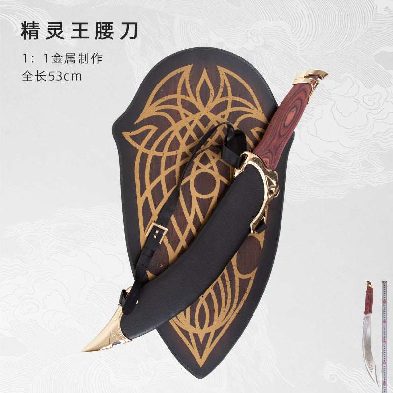 The Lord Of The Rings, manga katana,anime sword  Elf King Waist Knife Stainless Steel
