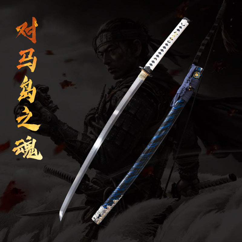 Ghost of Tsushima manga katana, carbon steel/T10 steel - Steel myth