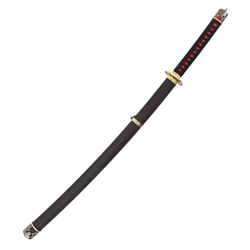 Elden Ring, manga katana,Rivers of Blood,Wooden sword blade - Steel myth