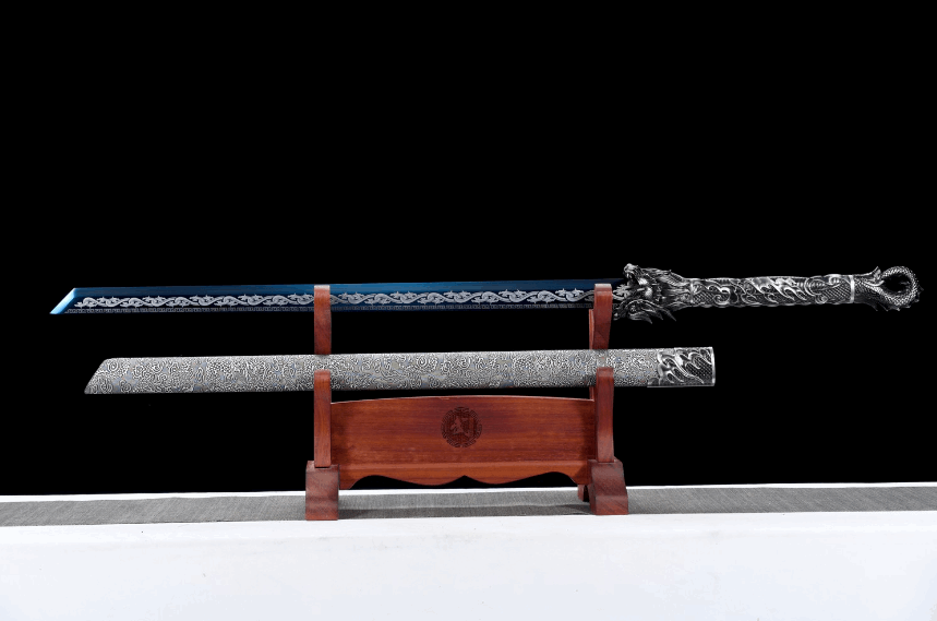 Chinese swords Proud Dragon and Tang Horizontal Sword manganese steel