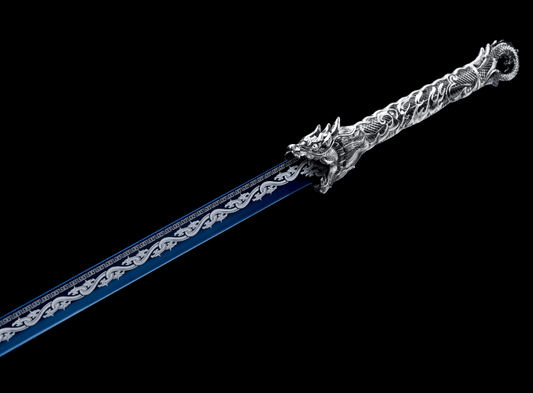Chinese swords Proud Dragon and Tang Horizontal Sword manganese steel