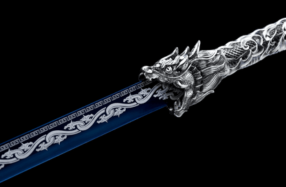 Chinese swords Proud Dragon and Tang Horizontal Sword manganese steel