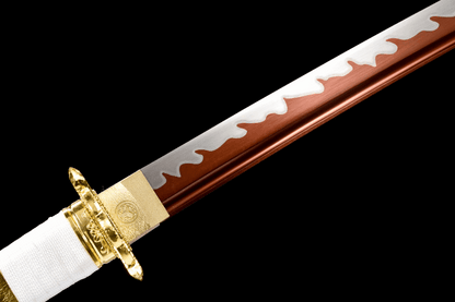 One piece swords  katana "White Enma"Anime-style Sword manganese steel